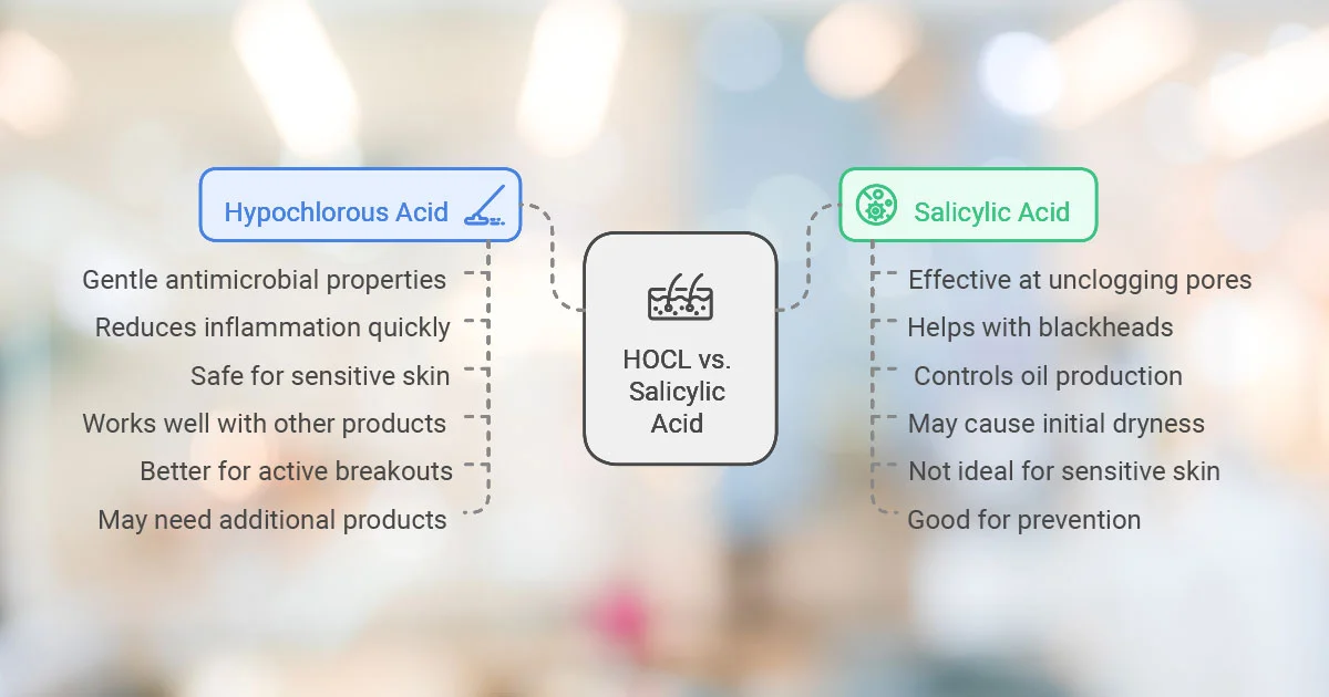 HOCL vs. Salicylic Acid