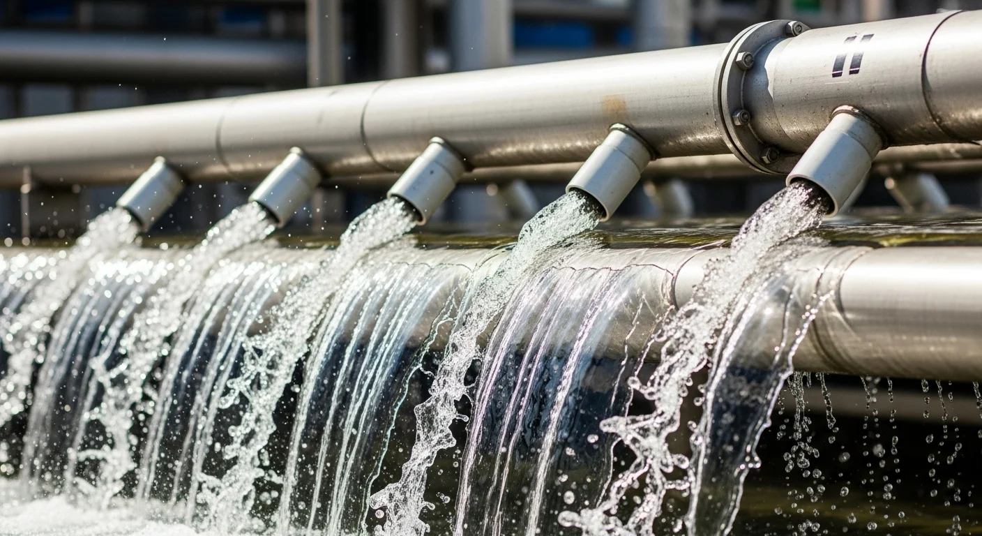 Clear, purified water
