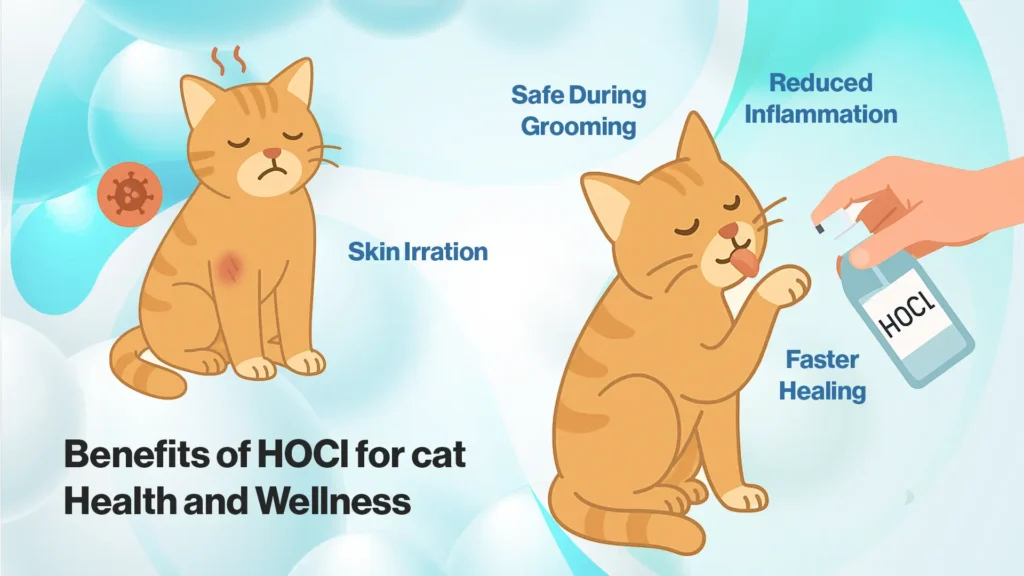 Benefits of Hypochlorous Acid for Cat Health and Wellness