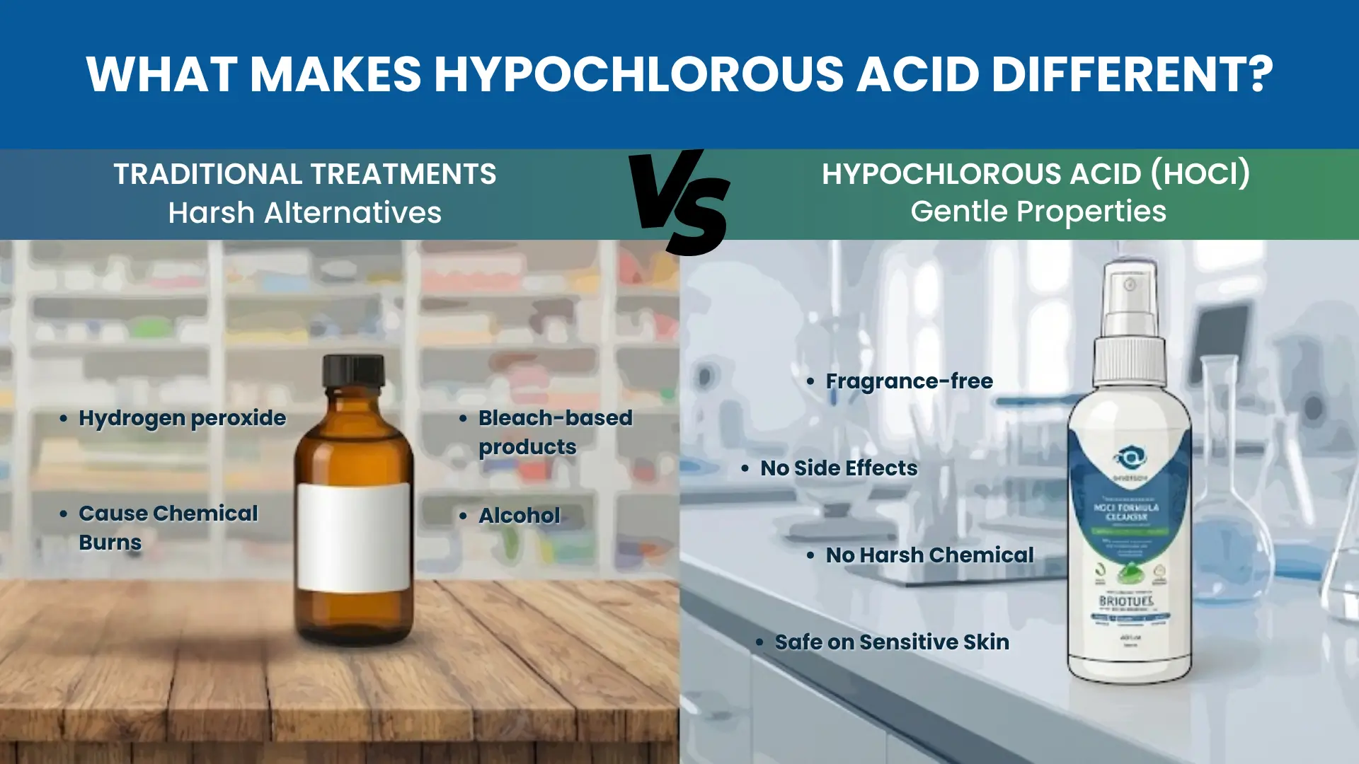 What Makes Hypochlorous Acid Different from Other Skincare Treatments